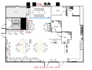 Diseños de Decoración para Cafeterías, Nueva Decoración para Cibercafés, Diseño de Interiores para Cafeterías Comerciales, Cafetería Móvil con <span class=keywords><strong>Baño</strong></span> - Product Image 3