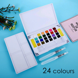 Juego de pintura de acuarela sólida Foska con pluma estilográfica 12 18 24 36 colores juego de pintura para estudiante Artisit - Product Image 4