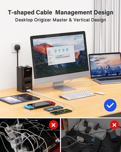 LDNIO skw6457 anh tháp mở rộng dây với USB Power Strip 6-outlet USB Loại C Trạm Sạc văn phòng nhà tháp ổ cắm - Product Image 5