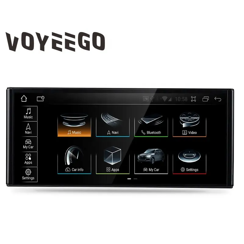 Voyeego 10.25 inç Android 12 araç DVD oynatıcı oyuncu için Audi A3 Q2 Q3 Q7 dokunmatik radyo navigasyon Navigator RMC MMI 3G araba radyo