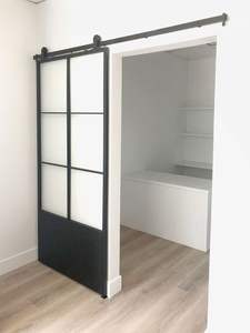 Petit <span class=keywords><strong>rail</strong></span> <span class=keywords><strong>de</strong></span> pièce entière <span class=keywords><strong>de</strong></span> <span class=keywords><strong>porte</strong></span> <span class=keywords><strong>double</strong></span> en forme <span class=keywords><strong>de</strong></span> fer à cheval d'acier au carbone pour la <span class=keywords><strong>porte</strong></span> <span class=keywords><strong>de</strong></span> <span class=keywords><strong>grange</strong></span> en acier coulissante - Product Image 3