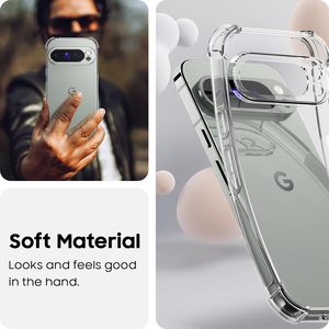 Funda de TPU suave para Google <span class=keywords><strong>Pixel</strong></span> <span class=keywords><strong>6</strong></span> Pro contraportada Esquinas reforzadas parachoques a prueba de golpes para <span class=keywords><strong>Pixel</strong></span> 9 Pro XL funda - Product Image 2