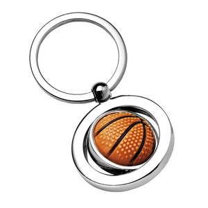 Llavero de Baloncesto de Metal con Logotipo Personalizado para Uso Comercial - Product Image 1