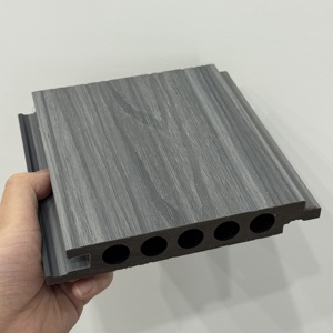 <span class=keywords><strong>2025</strong></span> thiết kế mới không có khoảng cách Gỗ nhựa composite co-đùn <span class=keywords><strong>decking</strong></span> Vòng Hollow hỗn hợp màu <span class=keywords><strong>WPC</strong></span> sàn Bảng điều chỉnh - Product Image 2