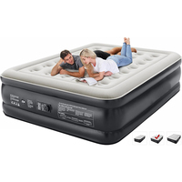 Lit d'air gonflable automatique pliable et portable pour le camping avec pompe intégrée