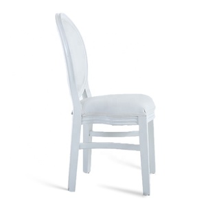 Nuevo Producto nórdicos avanzada respaldo relajarse blanco moderno de cuero de la PU <span class=keywords><strong>Silla</strong></span> de comedor - Product Image 3