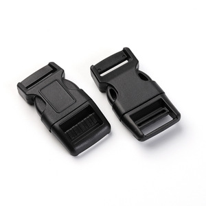 Hebilla de liberación lateral de plástico de 20 mm, negra, duradera, para bolsos, mochilas y accesorios - Product Image 3