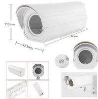Recintos al aire libre puede personalizar Cámara bala caja de carcasa de plástico CCTV Cámara carcasa o ACCESORIOS CCTV