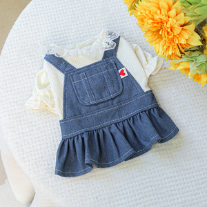 PETCIRCLE Ropa de Primavera/Verano para Perros y Gatos, Falda Vaquera Impresionante - Product Image 3