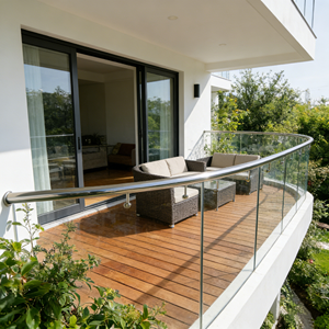 Design di Balaustre, Ringhiere <span class=keywords><strong>in</strong></span> <span class=keywords><strong>Vetro</strong></span> per Veranda, Corrimano per Terrazza Esterna, Ringhiere per Scale, Design per Hotel e Edifici Commerciali - Product Image 4