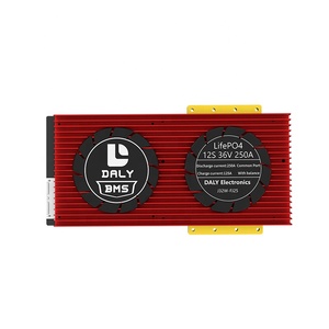 Sistema de Gestión de Baterías LiFePO4 DALY 8S 24V 250A, Puerto Común, Protección Múltiple, Interfaz 485 UART, Ventilador de Refrigeración para Almacenamiento Solar - Product Image 4