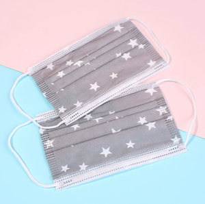 कस्टम आरामदायक सांस लेने योग्य 3-परत विरोधी धूल डिस्पोजेबल बच्चों के मास्क समायोज्य नाक क्लिप प्यारा कार्टून चेहरा कवर मुद्रित - Product Image 3