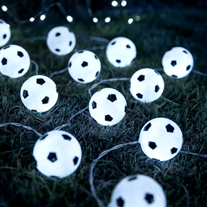 Guirnalda <span class=keywords><strong>de</strong></span> Luces LED con Forma <span class=keywords><strong>de</strong></span> Balón <span class=keywords><strong>de</strong></span> Fútbol, 8 Modos, Alimentación por Batería/USB, Luces Decorativas para la Copa <span class=keywords><strong>Mundial</strong></span> <span class=keywords><strong>de</strong></span> Fútbol 2026, Decoración para Fiestas Deportivas - Product Image 5