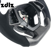 Volant de voiture pour Chevrolet Corvette C7 ZR1 SS 2015 2016 2017 Volant personnalisé en fibre de carbone mate pour Camaro
