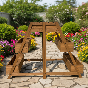 Maceta de jardín escalonada de <span class=keywords><strong>madera</strong></span> Maceta de <span class=keywords><strong>madera</strong></span> Cama de jardín elevada - Product Image 3