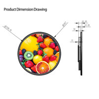 Pantalla LCD Digital de 23 Pulgadas para Publicidad, con Montaje en Pared, Android, Texto y Animación, 1 Año de Garantía, CMS Integrado, OEM