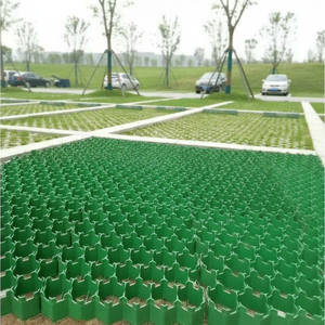 Grille de pavage en plastique HDPE, couleurs noir, vert, blanc, pour extérieur, en nid d'abeille, pour allées, stabilisateur de gravier - Product Image 6