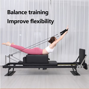 LADYGLOW Hierro plegable Yoga Reformer Fitness Pilates Equipo Plegable <span class=keywords><strong>Core</strong></span> Bed Pilates Reformer Set Pilates Bed - Product Image 3