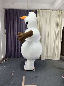 Fábrica 2M movimiento inflable muñeco <span class=keywords><strong>de</strong></span> nieve <span class=keywords><strong>Olaf</strong></span> mascota <span class=keywords><strong>disfraz</strong></span> felpa película personajes <span class=keywords><strong>Olaf</strong></span> muñeco <span class=keywords><strong>de</strong></span> nieve <span class=keywords><strong>disfraz</strong></span> traje <span class=keywords><strong>para</strong></span> adultos evento - Product Image 4