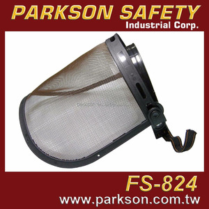 Protector Facial de Seguridad Industrial PARKSON SAFETY de Taiwán, Visera Protectora Transparente Anti-Impactos y Anti-Vaho, Metálica Negra FS-824, Gran Venta - Product Image 2