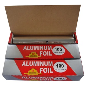 Papier <span class=keywords><strong>d</strong></span>'<span class=keywords><strong>aluminium</strong></span> pour la cuisson des aliments ménagers au <span class=keywords><strong>prix</strong></span> de gros 100 mètres - Product Image 1