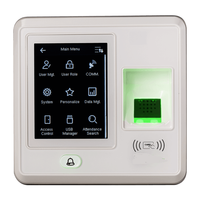 Terminal d'empreintes digitales IP avec écran tactile de 2,8 pouces ZK SF300, sortie Wiegand, TCP/IP, hôte USB, 3000 empreintes digitales, logo personnalisé