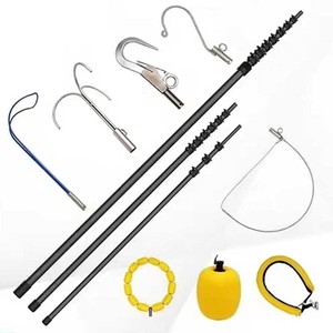 Varillas Telescópicas de Fibra de Carbono de 30 a 60 Pies, Varilla de Expansión de Alta Rigidez <span class=keywords><strong>para</strong></span> Rescate y Salvamento Acuático al Aire Libre - Product Image 2