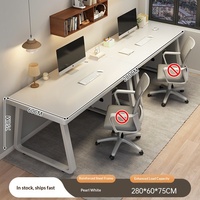 Bureaux d'ordinateur jumeaux côte à côte pour couples, poste de travail, jeux, étude, modèle XY, origine Chine