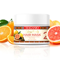 Masker Rambut MAGANIO Kolagen Protein Perawatan Rambut Melembapkan Mencerahkan Kemasan Logo Kustom Layanan ODM
