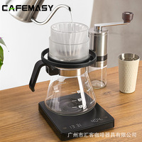 Filtre à café en résine à dégoulinement manuel, style pommeau de douche, pour un service facile, accessoire de café en acrylique pour le versement direct, direct usine