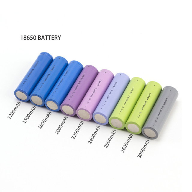 Bulk Sales Rechargeable 3.7v 18650 Battery Cylinder 2600mah-3000mah Lithium Ion Cells High Capacity Li-ion 18650 Battery