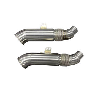 JTLDパフォーマンスカー排気システムステンレススチール排気ダウンパイプBMW B58 127MM 5インチ配管サイズ - Product Image 2