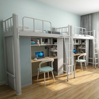 Nouveau design de mobilier de maison personnalisé en acier métal mobilier de chambre à coucher superposé lits d'école modernes pour les petits espaces