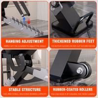 Banc de musculation pliable robuste et réglable multi-angles pour haltères, développé couché, exercices de poitrine et sit-ups – Équipement de fitness à domicile en métal