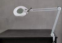 Lampe loupe professionnelle 3D/5D/8D réglable avec prise US pour la gestion de la peau du visage, salon de beauté, utilisation sur bureau/table/sol