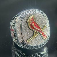 Bagues de championnat MLB personnalisées style oiseau, en laiton avec pierres taillées, pour récompenses sportives - Vente Flash