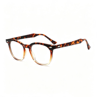 Lunettes Rétro Rondes Anti-Lumière Bleue SM23046 - Monture PC Légère avec Verres en Résine Transparente pour Hommes et Femmes (5 Couleurs)