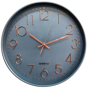 ผู้ผลิตนาฬิกาควอตซ์พลาสติกทรงกลมเงียบราคาประหยัดทันสมัย ขนาด 12 นิ้ว ตัวเลขนูน 3 มิติ สไตล์นอร์ดิก สำหรับติดผนัง - Product Image 4