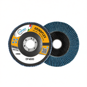 Disque à lamelles Fervi Grindflex 115 mm, abrasif sans fer pour le meulage du métal - Product Image 1