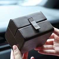 Caja de Almacenamiento para Relojes de Diseño Creativo, Hecha a Mano, de Cartón con Textura de Franela, de Alta Gama y Personalizada, con Diseño de Caja Dividida
