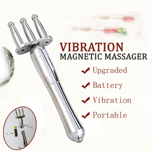 Trending Electric Auto Masajeador magnético Acupresión Drenaje de ácido linfático Magnetoterapia GUASHA Pluma de masaje Tenedor - Product Image 6