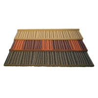 Quacent Bardeaux pour toiture en métal à motif en bois galvanisé haute résistance Tuiles en cèdre revêtu de pierre Matériaux de toiture