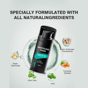 Đàn ông thân mật rửa Ngăn ngừa ngứa kích thích PH cân bằng tạo bọt phần tư nhân sạch Gel tắm bóng - Product Image 6