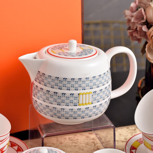 Luxury European Style White Minimalist 15 Piece Eco-friendly Bone China <b>Coffee</b> Set with <b>Gift</b> <b>Box</b> - Product Image 3