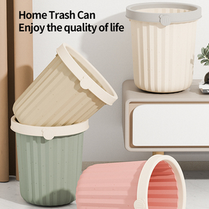 8L Nhựa Chất Thải Bin Với Vòng Đứng Hộ Gia Đình Ngoài Trời Khách Sạn Sử Dụng Thùng Rác Có Thể Không Có Nắp Giấy Thùng Rác Bin - Product Image 3
