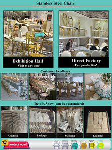 LEDA Factory Manufacturing Wholesale Non Folding White Stainless <b>Steel</b> Dining Chairs with Back Flower <b>Ingots</b> - Product Image 6