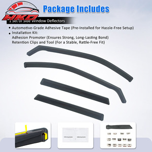 Pare-pluie et déflecteurs de vitres latérales pour Nissan Rogue (2021-2026) – Protection de portières de voiture en PC - Product Image 5