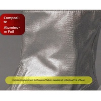 Bottes de sécurité ignifuges résistantes à la chaleur, anti-brûlure haute température, isolées en feuille d'aluminium, pour l'industrie pétrochimique