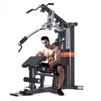 Cage de musculation multifonctionnelle de qualité commerciale 2,5 mm, rack à squats robuste pour la musculation à domicile