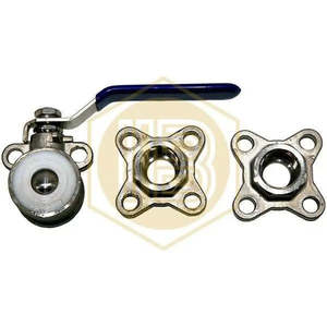 Valvola a sfera a tre componenti in acciaio inossidabile - Product Image 1